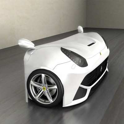 玻璃钢汽车头前台服务台展台吧台