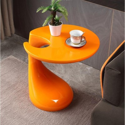 玻璃钢偏心茶几美陈休闲家具