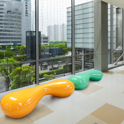 玻璃钢异形座椅创意异形户外坐凳