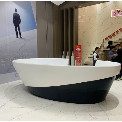 玻璃钢圆弧形吧台大厅前台服务台展台