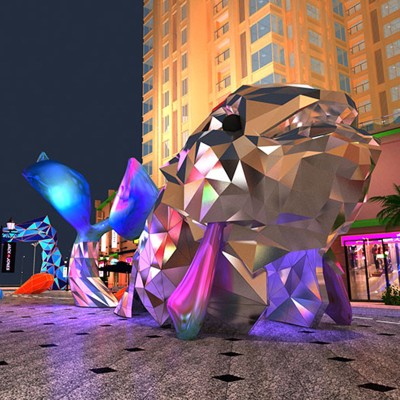 商业街美陈户外景观广场艺术装置