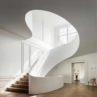 grg石膏楼梯造型弧形艺术装饰