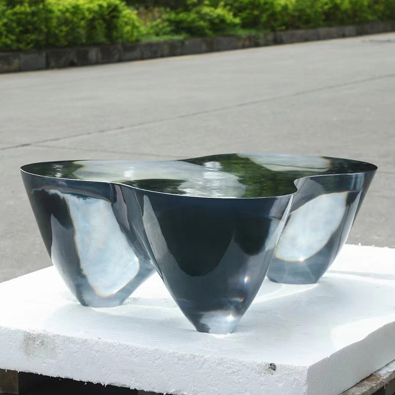 透明树脂造型艺术茶几摆件 透明树脂造型艺术茶几摆件