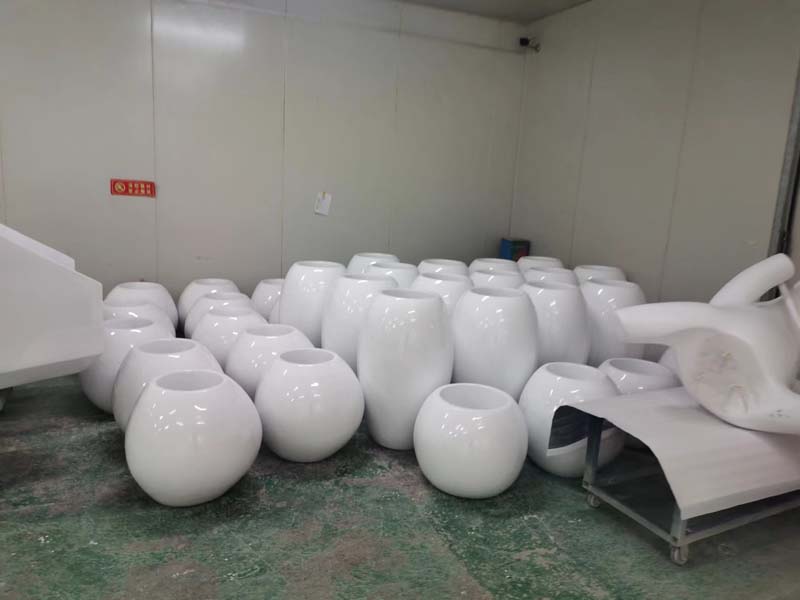 玻璃钢圆形花盆户外市政工程景观花钵 玻璃钢圆形花盆户外市政工程景观花钵