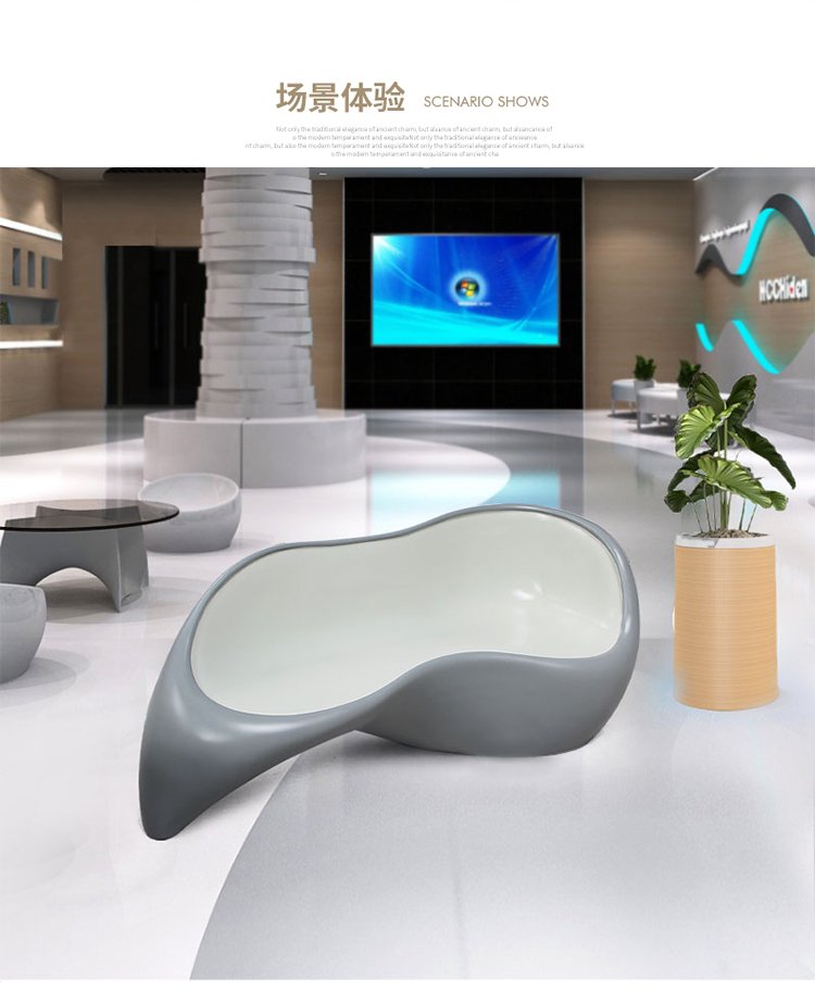 玻璃钢葫芦造型座椅异形创意户外景观坐凳 玻璃钢葫芦造型座椅异形创意户外景观坐凳
