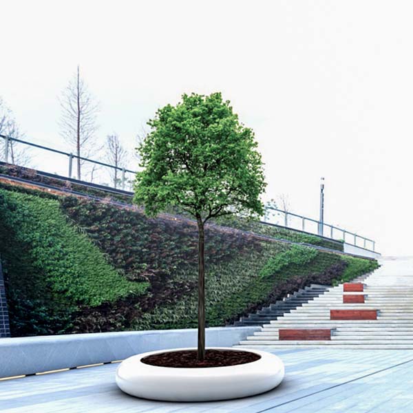 玻璃钢圆形树池户外花坛种植池 玻璃钢圆形树池户外花坛种植池