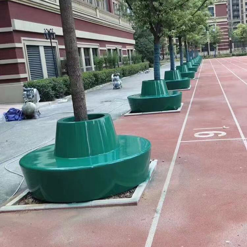 玻璃钢圆形靠背树池座椅户外景观街区公园坐凳 玻璃钢圆形靠背树池座椅户外景观街区公园坐凳