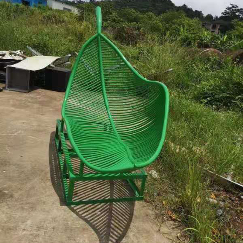不锈钢树叶雕塑金属艺术造型摆件 不锈钢树叶雕塑金属艺术造型摆件