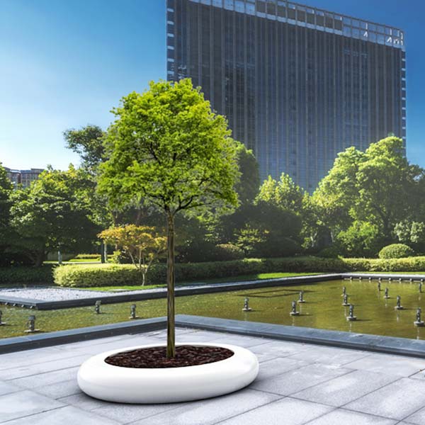 玻璃钢圆形树池户外花坛种植池 玻璃钢圆形树池户外花坛种植池