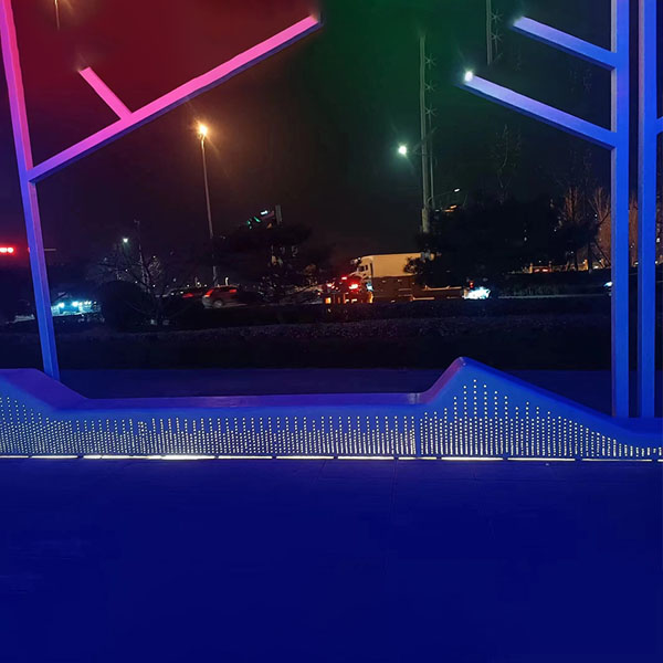 GRC透光混凝土坐凳泰科石景观座椅 GRC透光混凝土坐凳泰科石景观座椅