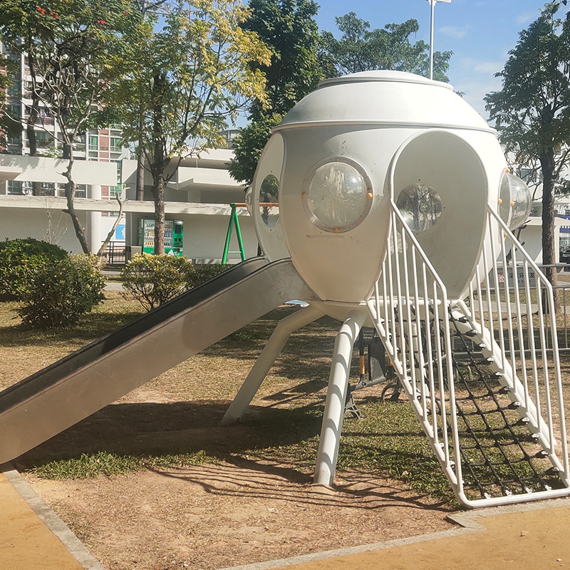 不锈钢艺术造型滑梯景观创意雕塑 不锈钢艺术造型滑梯景观创意雕塑