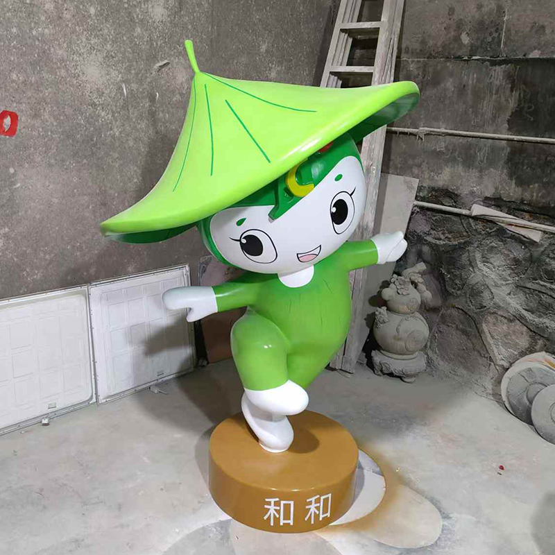玻璃钢卡通雕塑幼儿园学校小品IP形象摆件 玻璃钢卡通雕塑幼儿园学校小品IP形象摆件