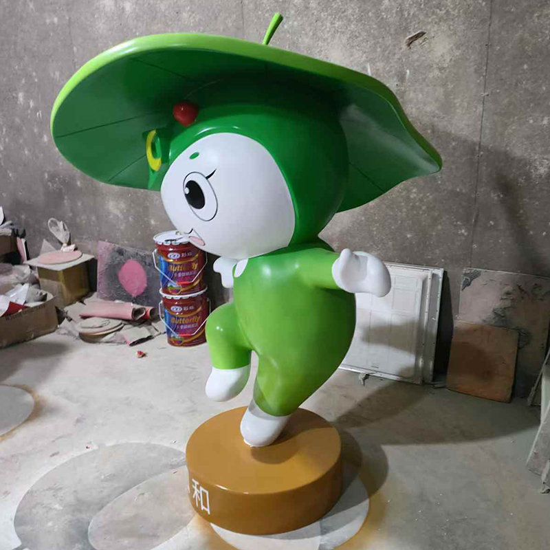 玻璃钢卡通雕塑幼儿园学校小品IP形象摆件 玻璃钢卡通雕塑幼儿园学校小品IP形象摆件