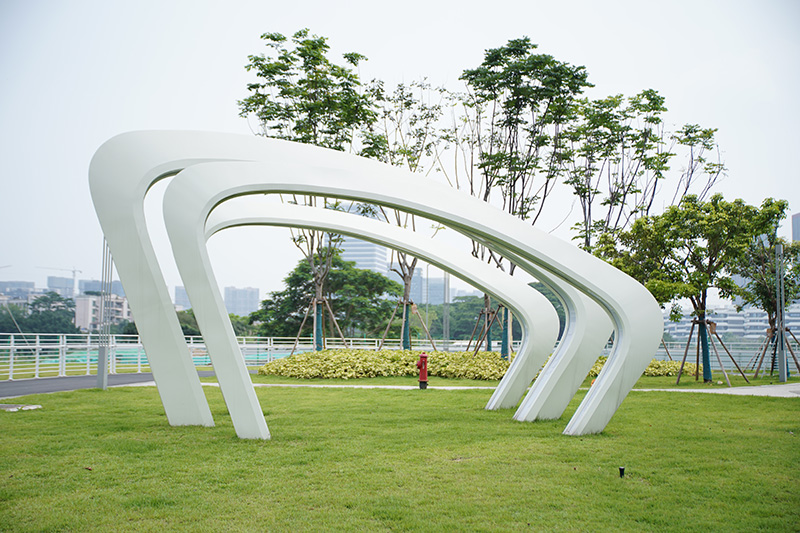 不锈钢金属铝板廊架公园广场异形凉亭 不锈钢金属铝板廊架公园广场异形凉亭