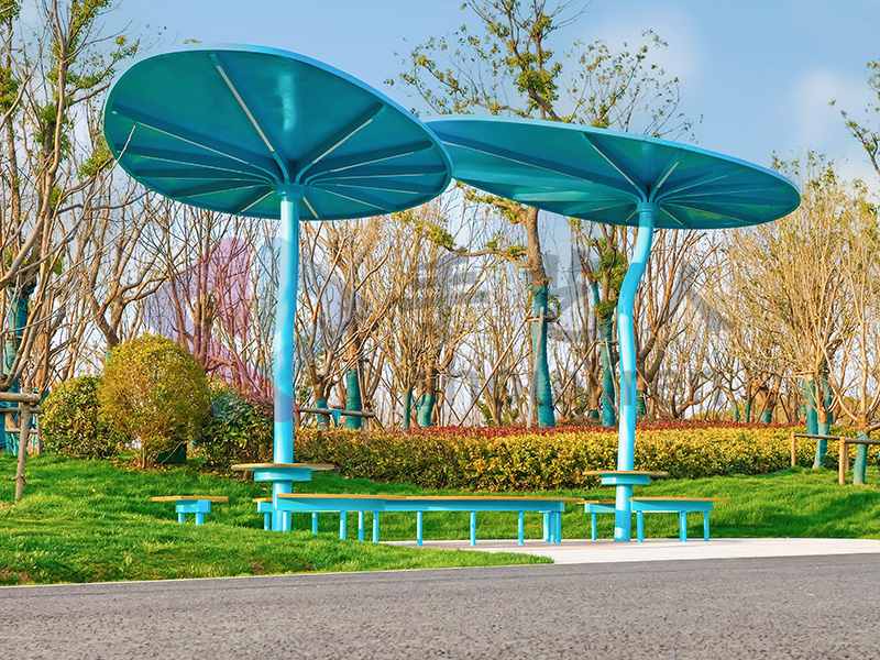 不锈钢树叶造型廊架景观异形金属凉亭 不锈钢树叶造型廊架景观异形金属凉亭