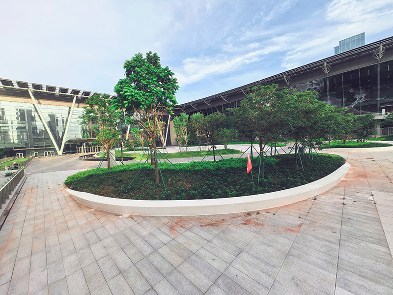 GRC混凝土树池坐凳UHPC户外花坛座椅 GRC混凝土树池坐凳UHPC户外花坛座椅