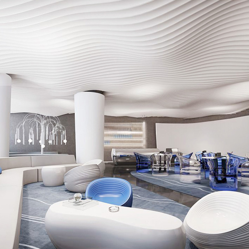 GRG石膏造型吧台商场酒店服务台 GRG石膏造型吧台商场酒店服务台